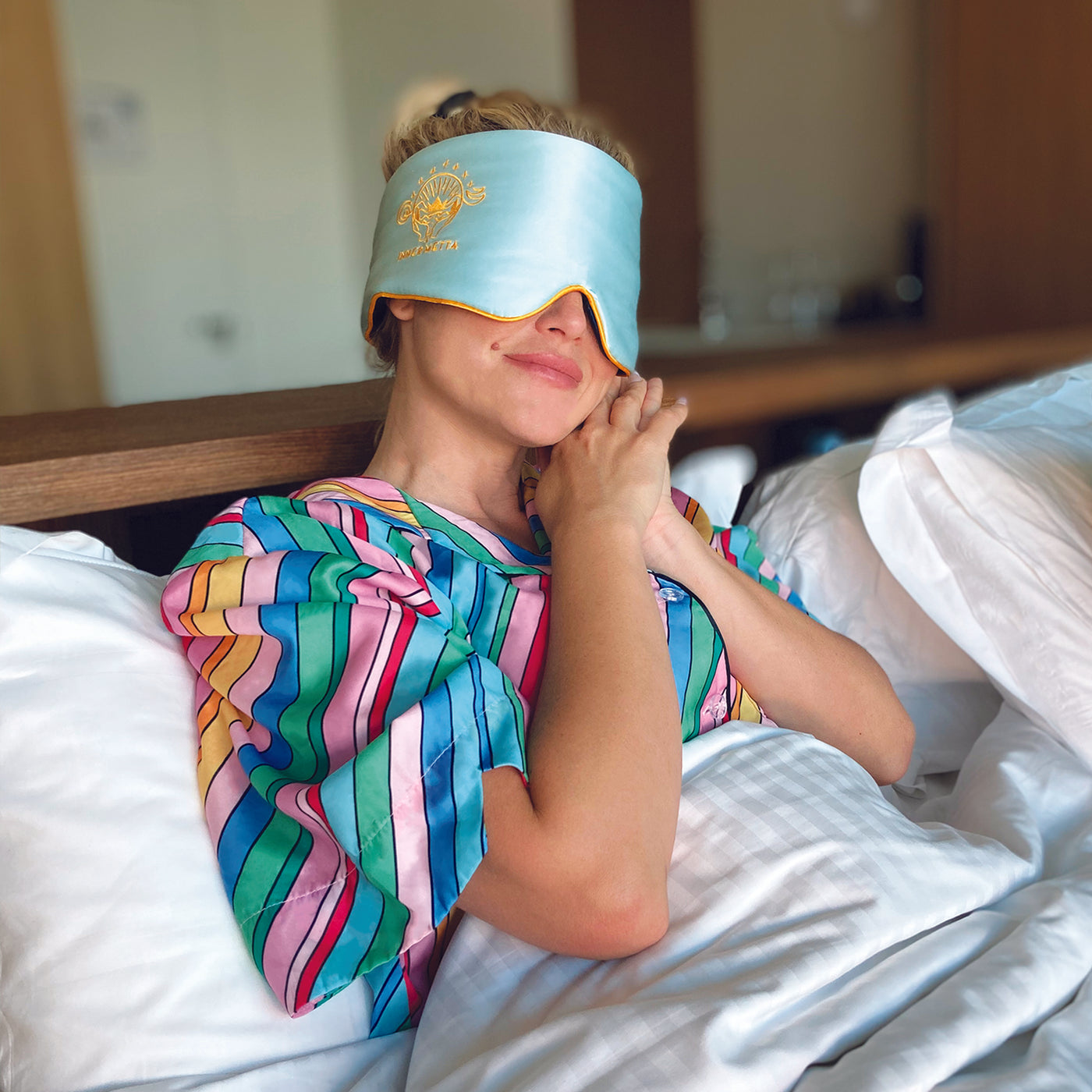 Third Eye Silk Sleeping Mask - Blue