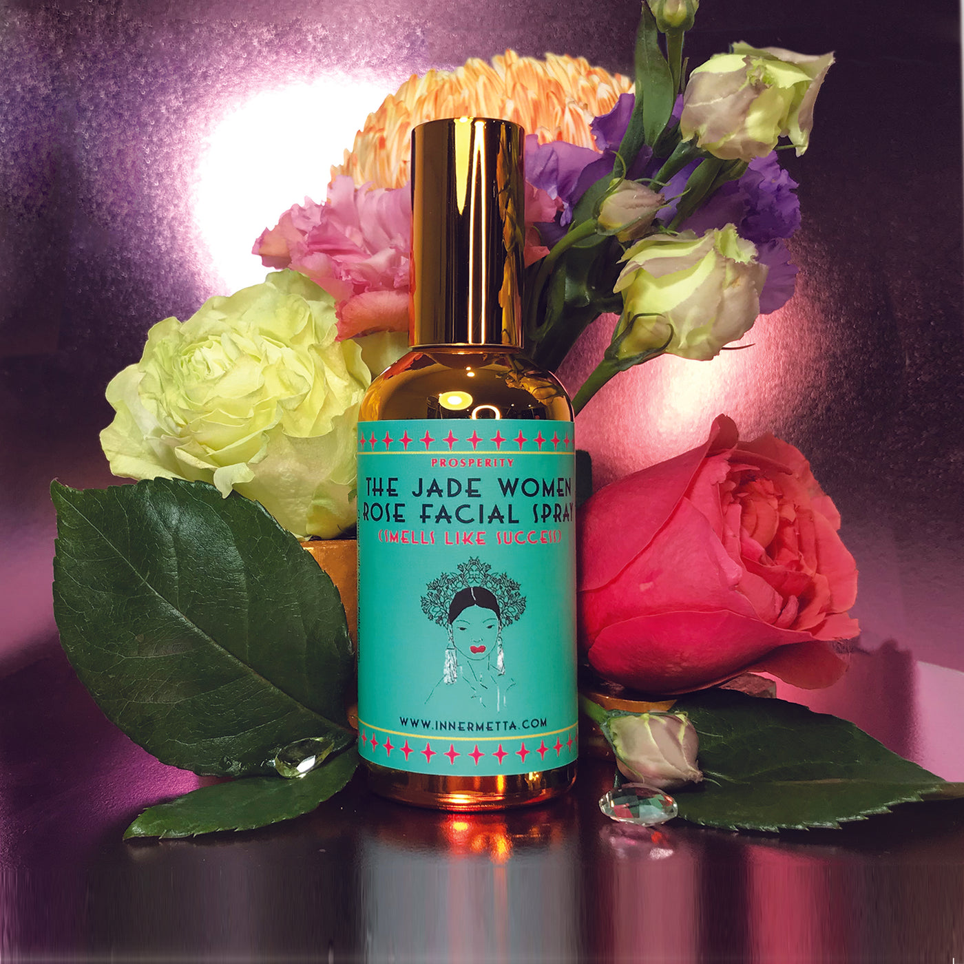 the jade women rose facial mist (smells like success)